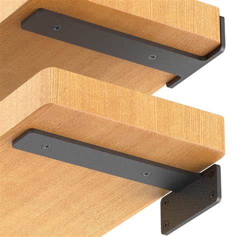 black metal shelf brackets lowes|strong brackets for shelves.